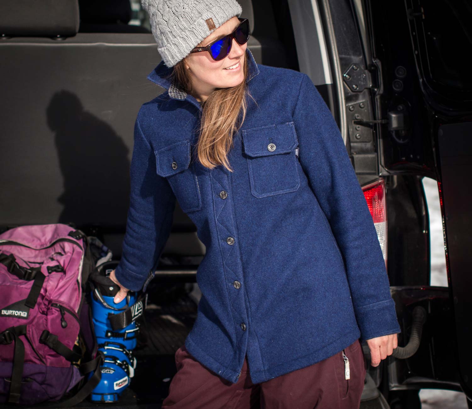 Women's heavyweight merino Mountain Shirt - Image 8