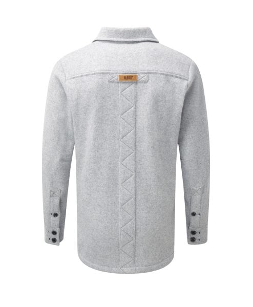McNair men's merino fell shirt in silver