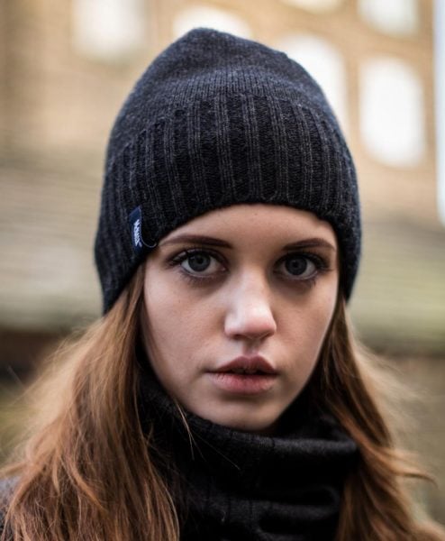 McNair Women's merino hat in charcoal