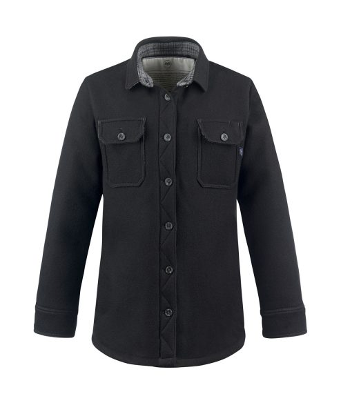 McNair women's merino mountain shirt in black