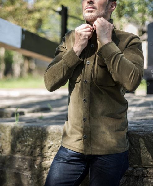 McNair Men's PlasmaDry corduroy Work Shirt