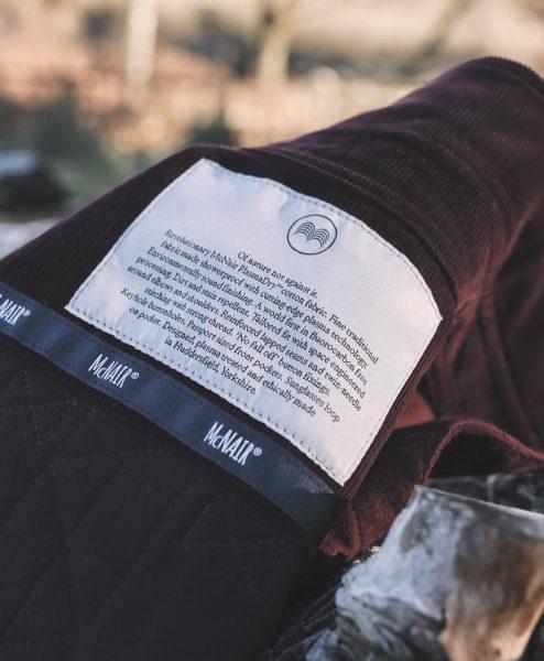 McNair PlasmaDry Corduroy shirt (inner label)