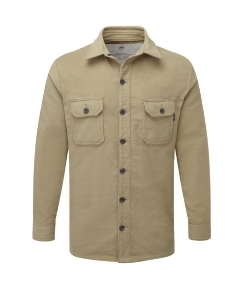 McNair Men's PlasmaDry Moleskin shirt in light khaki