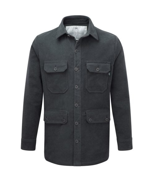 McNair men's moleskin Field Shirt in thunder