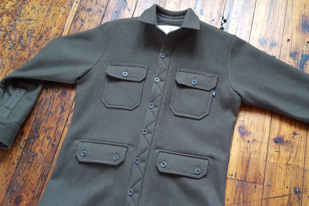 McNair heavyweight merino shirt with 4 pockets