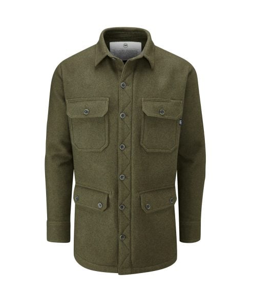 McNair men's merino jacket in Dark Sage