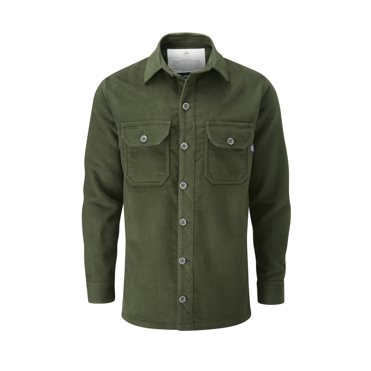 McNair men's PlasmaDry Olive Force shirt