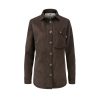 McNair women's PlasmaDry Work Shirt in Peat Brown
