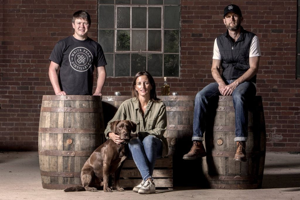 The team at White Peak Distillery