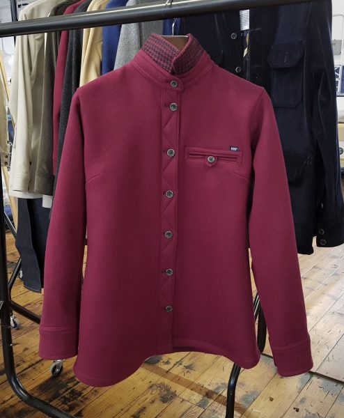 McNair Women's merino Fell Shirt in Heather with special edition Colne Valley trim