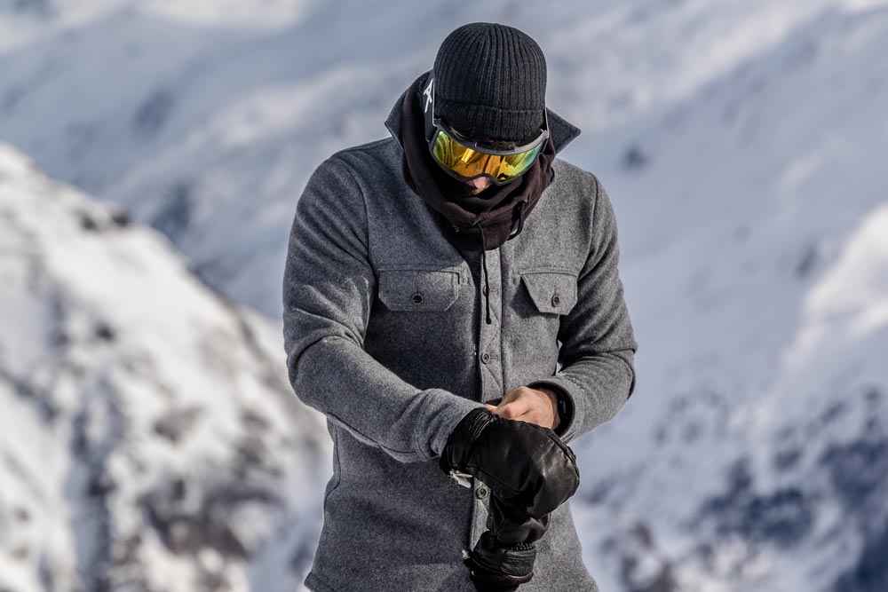 McNair Mountain Shirt worn in the mountains