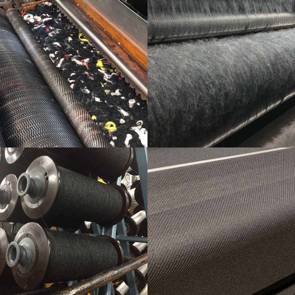 McNair Australian merino wool being being turned into fabric for Mountain Shirts