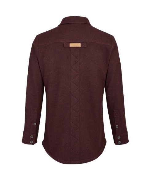 McNair men's Provenance AG merino Mountain Shirt - back