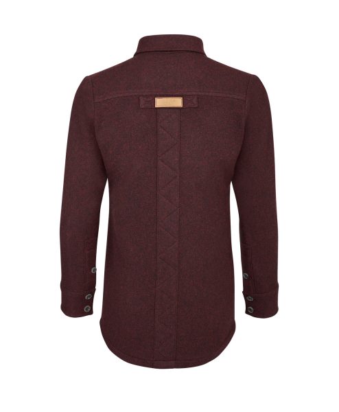 McNair women's Provenance AG merino Fell Shirt - back