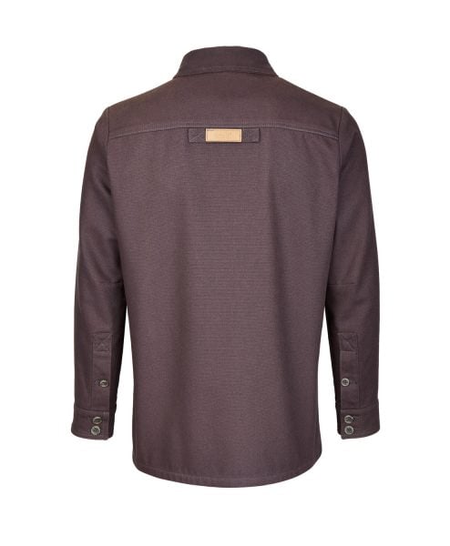 McNair men's PlasmaDry Canvas Work Shirt in twilight (back)