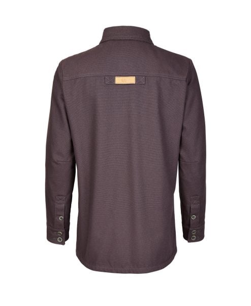 McNair women's PlasmaDry Canvas Work Shirt in twilight (back)