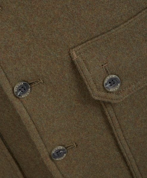 McNair heavyweight merino Highland Gilet - pocket detail