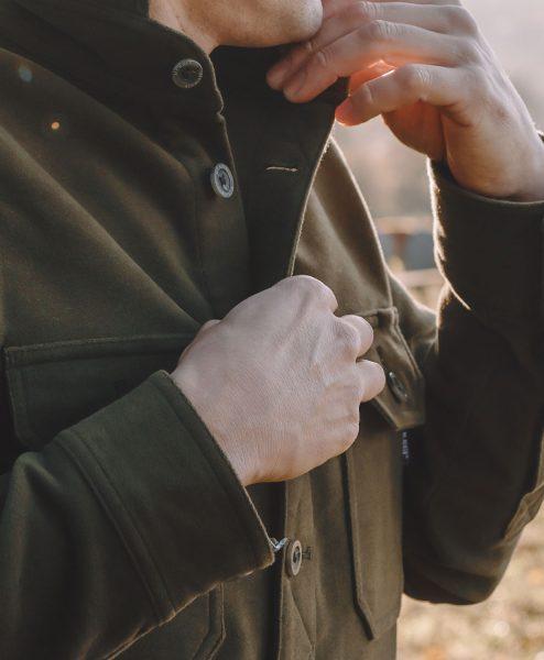 McNair men's midweight merino Mountain Shirt