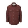 McNair men's merino Mountain shirt in Rosewood