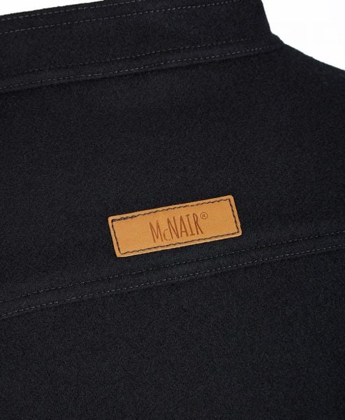 McNair heavyweight merino Valley Gilet - back label