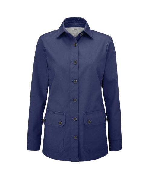 McNair women's Half Panama Jacket in Marine blue