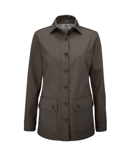 McNair women's Half Panama Jacket in Mole brown