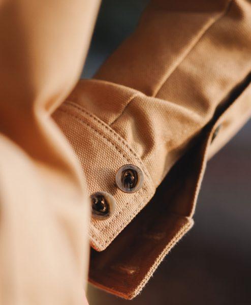 McNair women's cotton canvas Work Jacket (cuff detail)