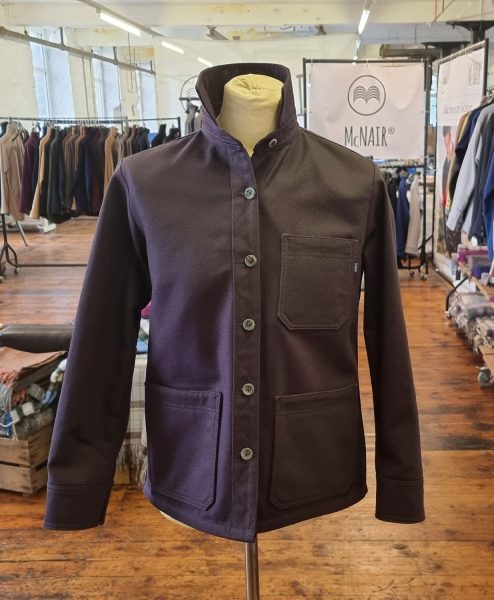 McNair men's PlasmaDry canvas Work Jacket in Twilight