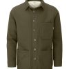 McNair men's PlasmaDry cotton canvas Work Jacket in Bronzed Olive