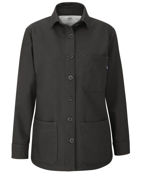 McNair women's PlasmaDry cotton canvas Work Jacket in Black