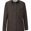 McNair women's PlasmaDry cotton canvas Work Jacket in Brown