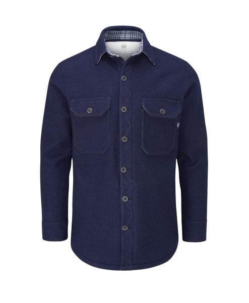 McNair men's merino Moonraker Jacket in Navy